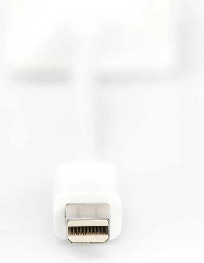Adapter DisplayPort Digitus miniDP në VGA, 0.15m, i bardhë