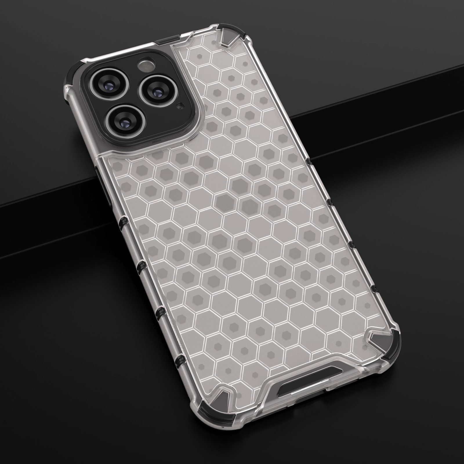 Mbështjellës Hurtel Honeycomb për iPhone 14 Pro, kaltër