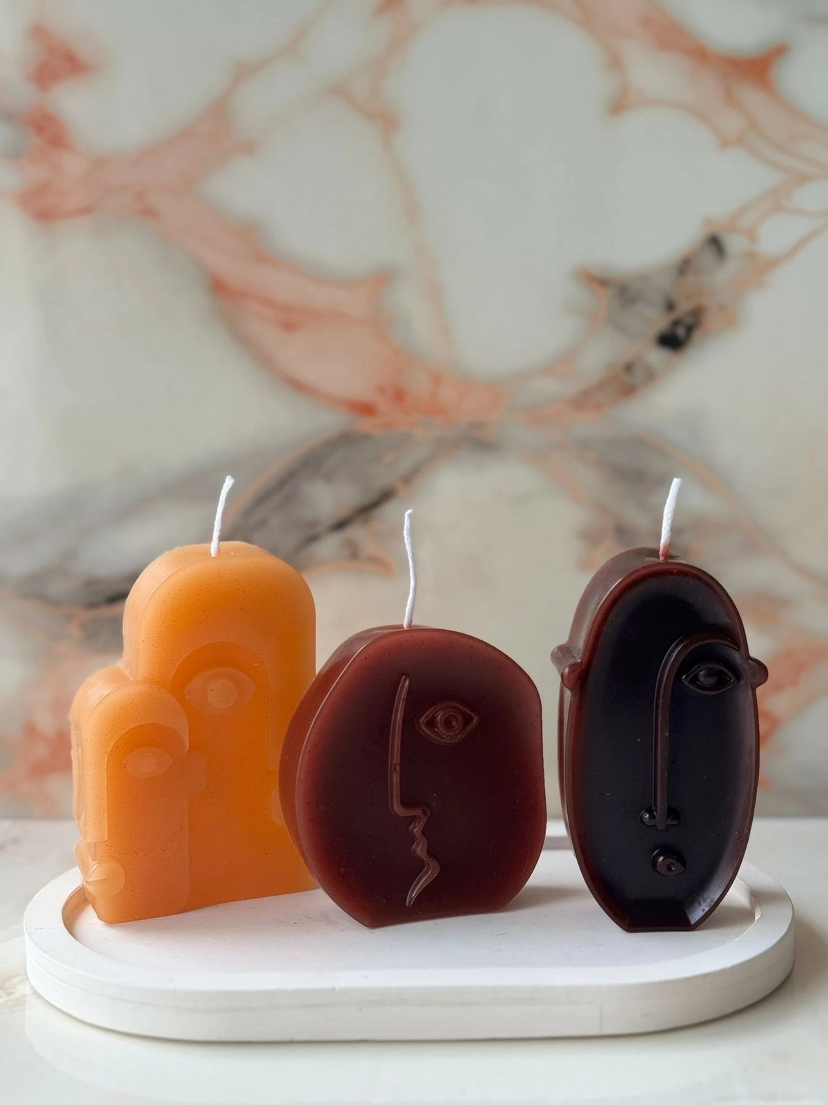 Set qirinjsh (4 copë), Evila Originals, Glamour Candle 38ST