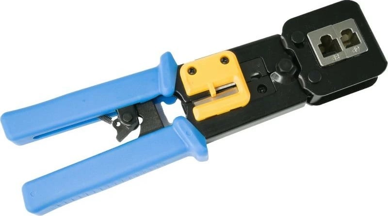 Krimpues kabllosh ALANTEC NI040 për RJ45/RJ12/RJ11, kaltër