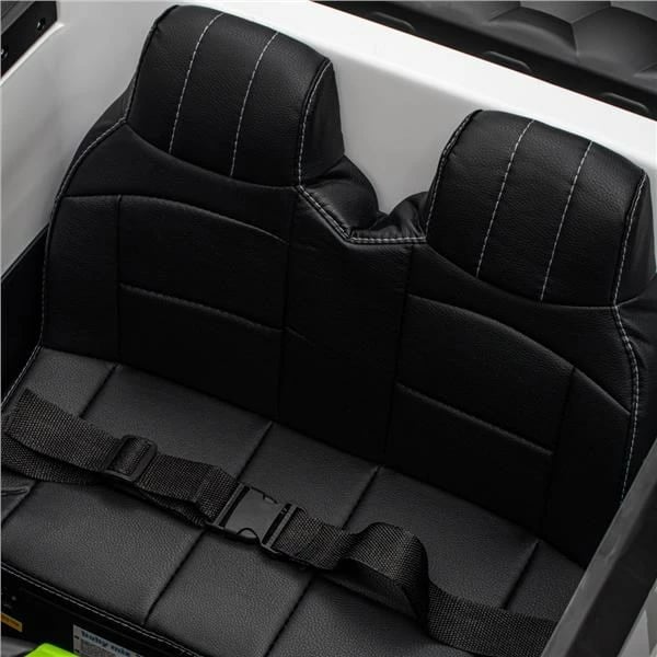 makinë elektrike për fëmijë, Baby Mix Flexible, 12V 14Ah 2x45W, RC 2.4G, kapacitet 50 kg, e bardhë