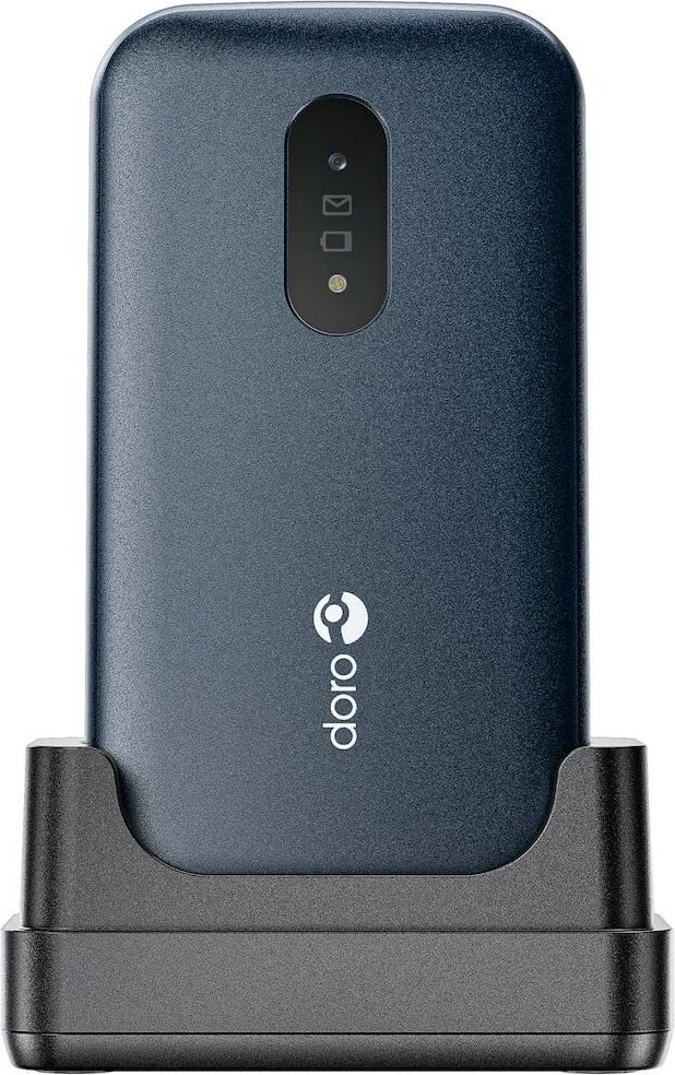 Celular Doro 2820, Clamshell, Single SIM, 2.8", Bluetooth, 1000 mAh, Blu, Bardhë