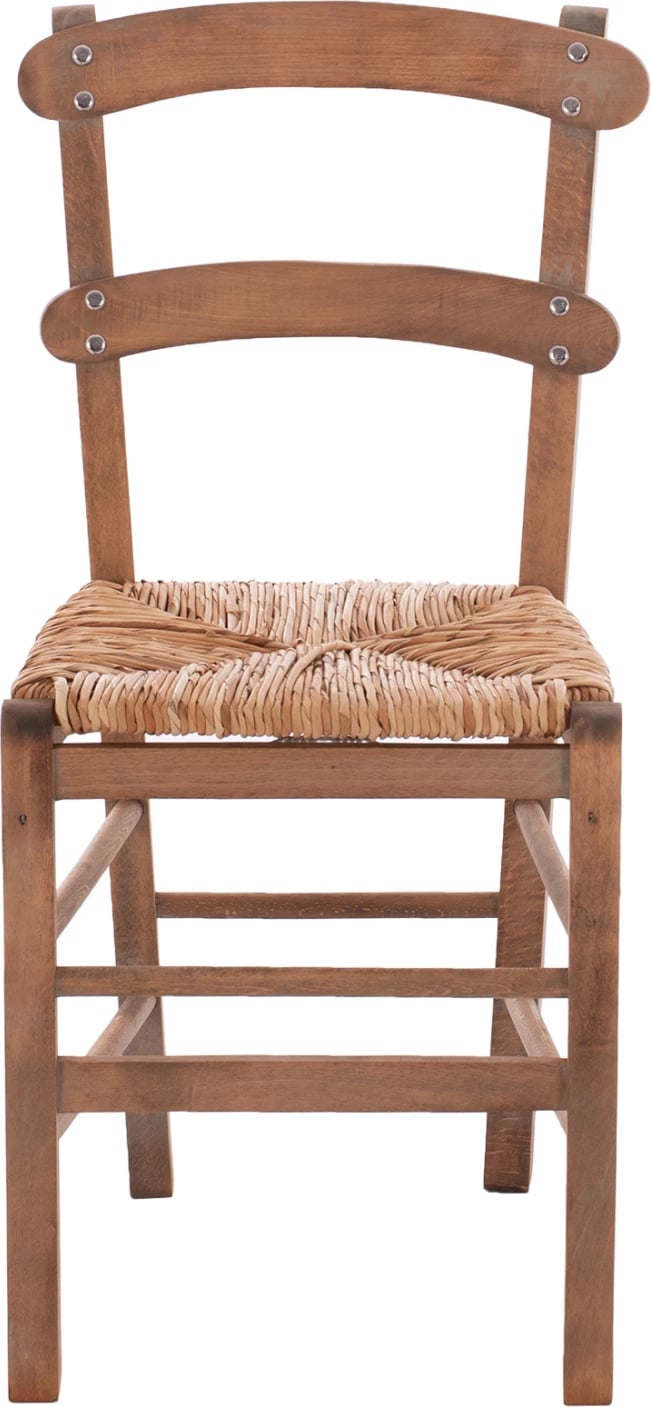 Karrige tradicionale me kashtë, ngjyrë arre, FH10370.01