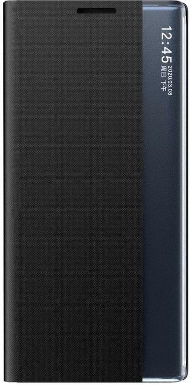 Mbështjellës Hurtel për Samsung Galaxy M53 5G, me kapak dhe mbajtëse, i zi
