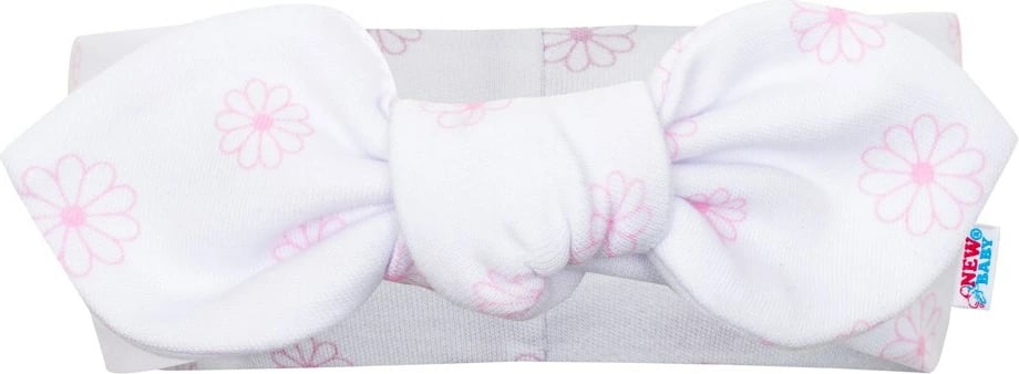 Set veshjesh bebe, NEW BABY Lili, 100% pambuk, madhësia 86 (12-18m), e bardhë, set 3-pjesësh