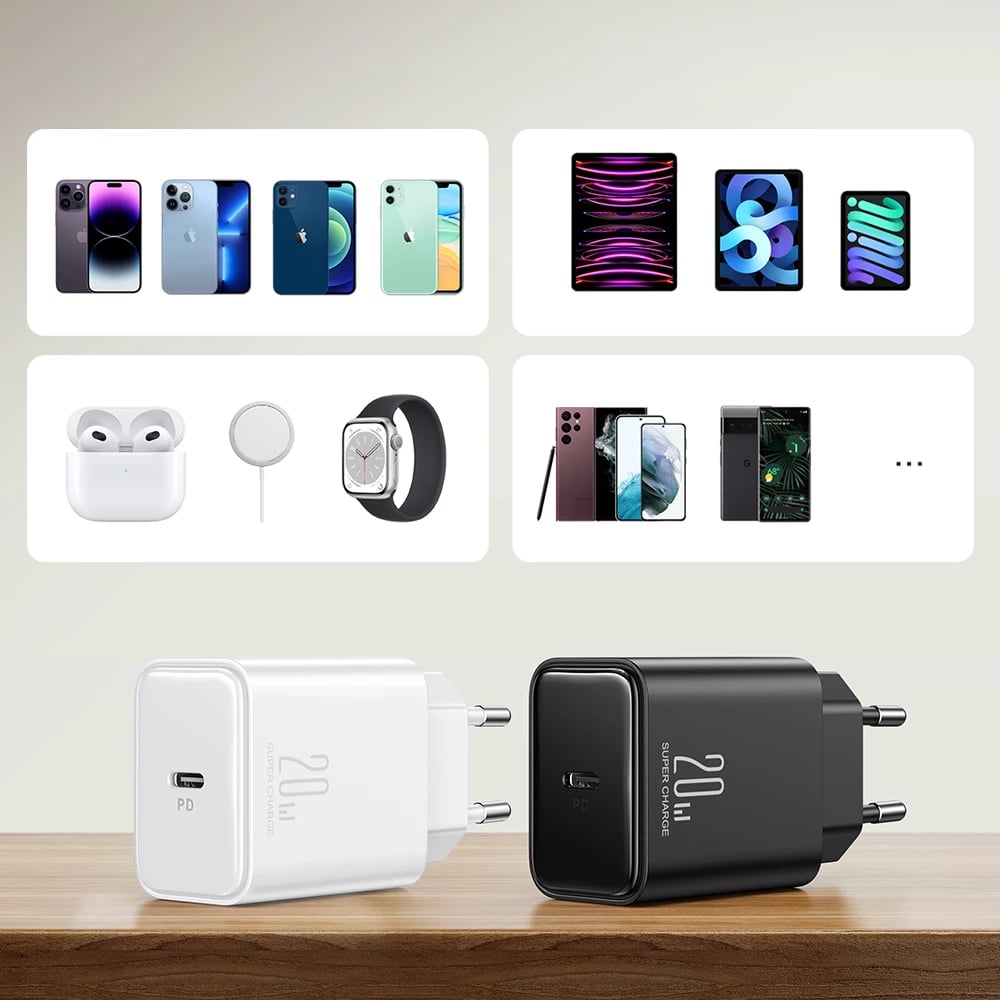 Karikues muri Joyroom JR-TCF06, USB-C, 20W, i zi