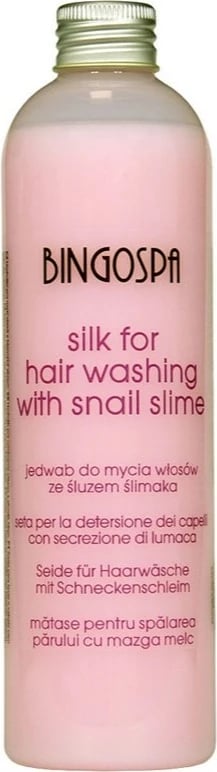 Shampon për femra BingoSpa Silk for Hair Washing me sekrecion kërmilli, 300ml