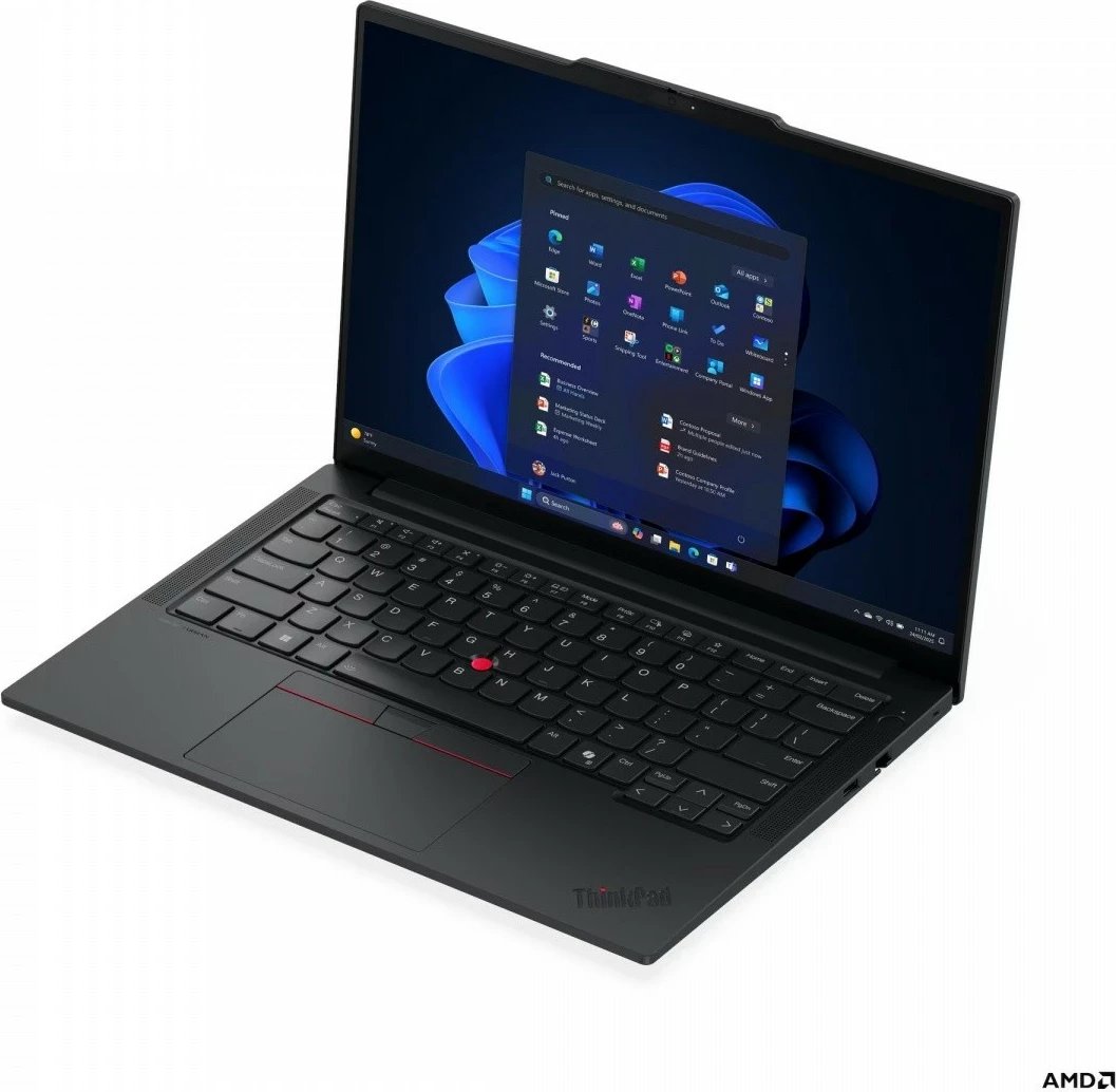 Laptop Lenovo ThinkPad E14 Gen 7, AMD Ryzen 7 250, 16 GB RAM, 512 GB SSD, 14" WUXGA, Windows 11 Pro, Zi