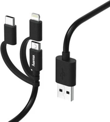 Kabllo Hama USB - MicroUSB,Type-C,Lightning