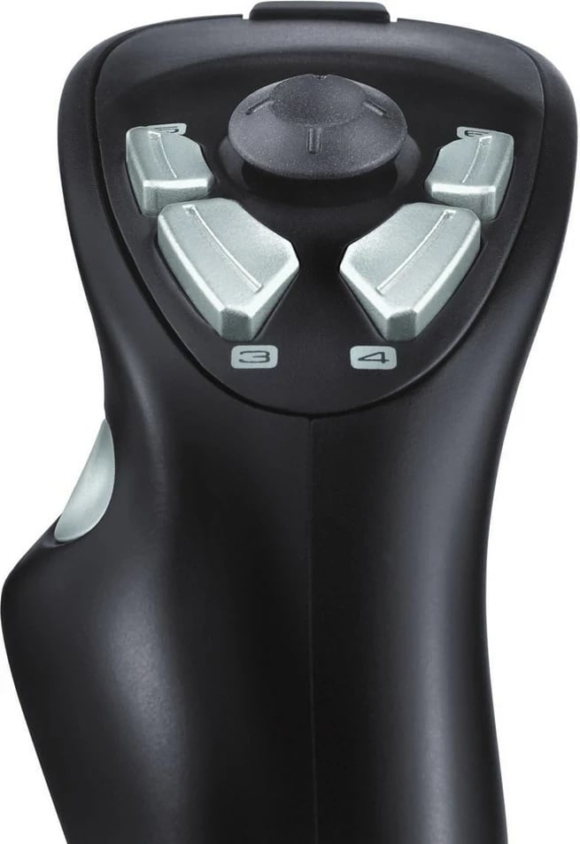 Joystick Logitech G Extreme 3D PRO, me kabllo, për PC, i zi