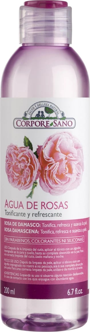 Tonik për fytyrë CORPORE Agua de Rosas unisex 200ml