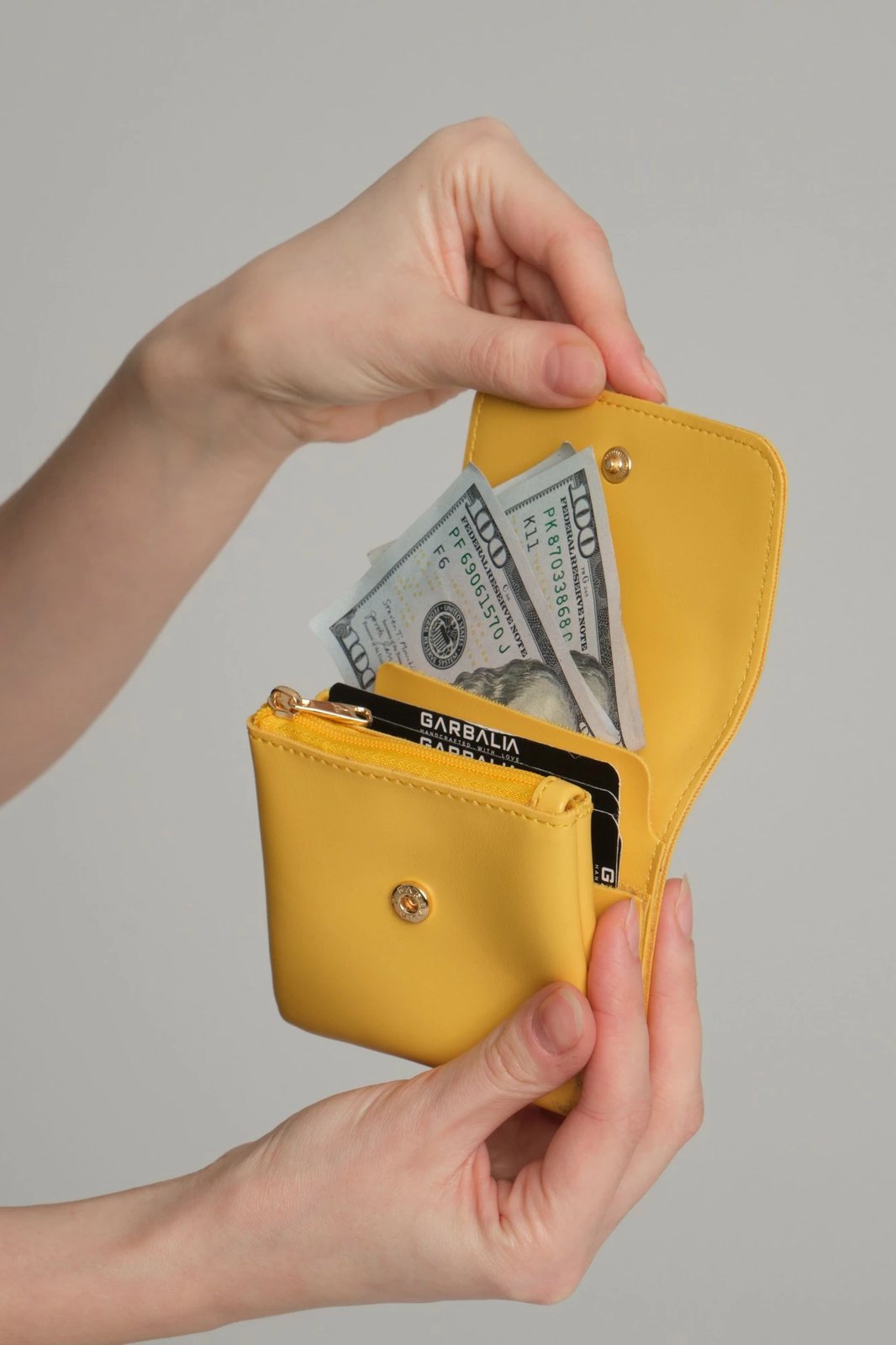 Portofol për gra Zoozie Bags, Mini Best, ngjyrë e verdhë