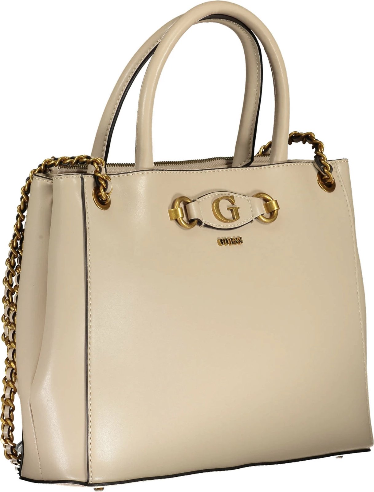 Çantë dore për femra Guess Jeans, bezhë