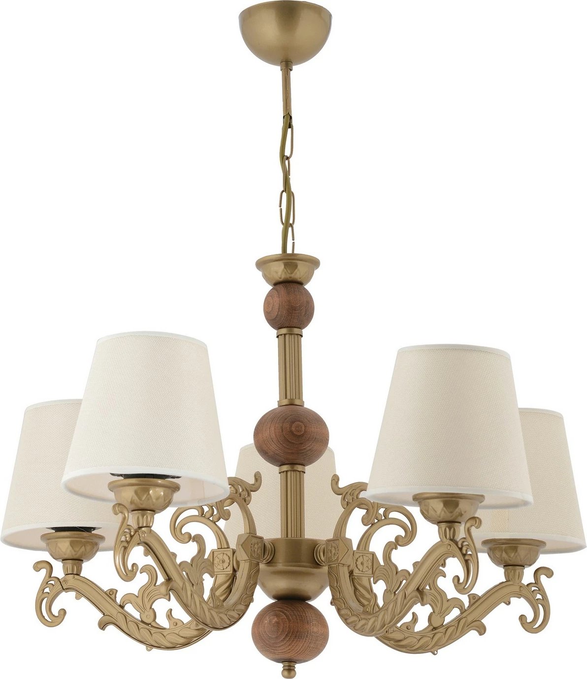 Llambadar Opviq Fiona, dru, e bardhë, ari, kafe