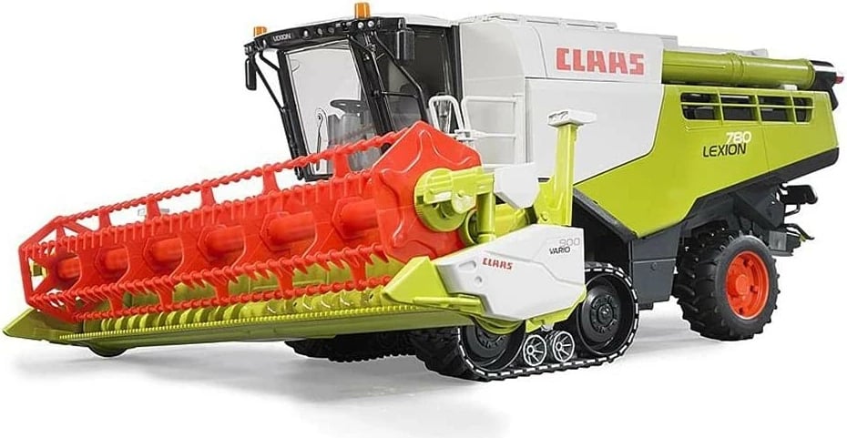 Lodër kombajn BRUDER Claas Lexion 780, 1:16, për djem, Jeshile, Kuqe, Bardhë, Zezë