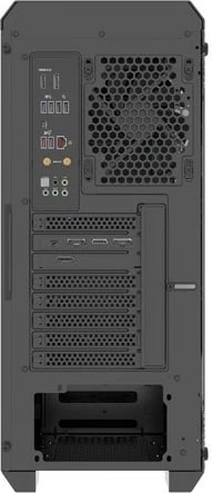 Kasë Natec Genesis Irid 505F, Midi Tower, ATX/Micro ATX/Mini ITX, 5 ventilatorë, Dritare xhami, E zezë