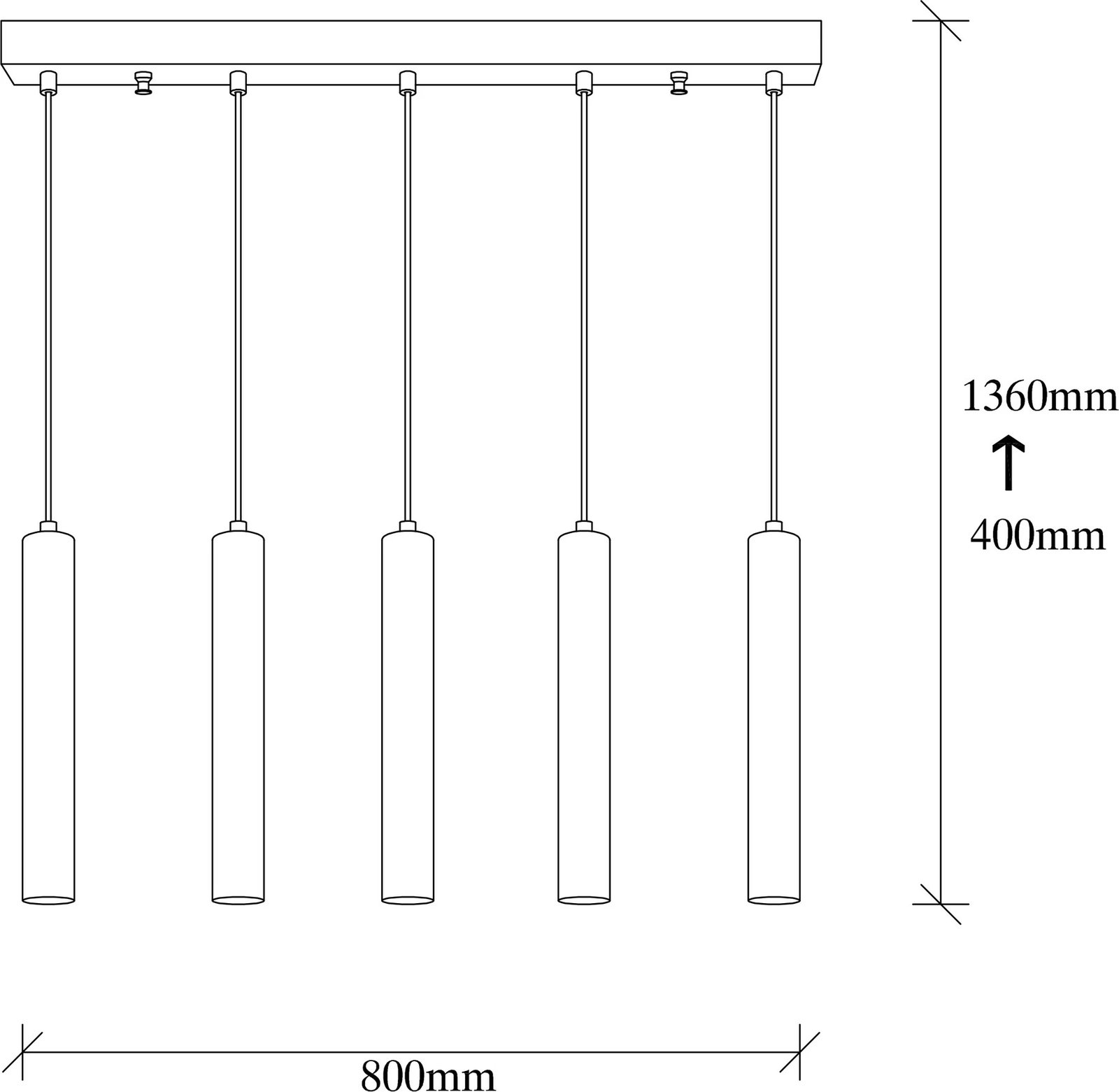 Llambë tavani vintage Opviq, Tempo - 6017