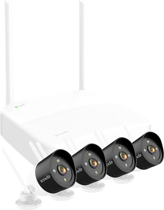 Kit survejimi video Tenda K4W-3TC, 4 kanale, me kabllo & pa kabllo