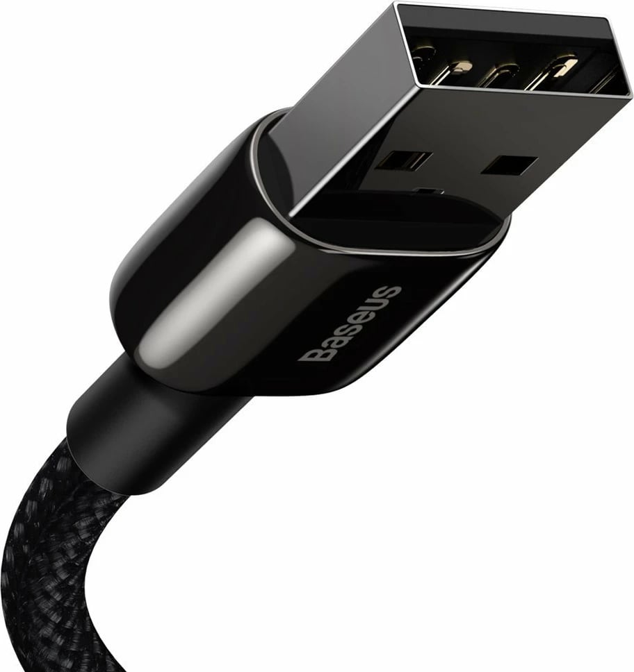 Kabllo Baseus CALWJ-01 USB në Lightning, 1m, 2.4A, e zezë