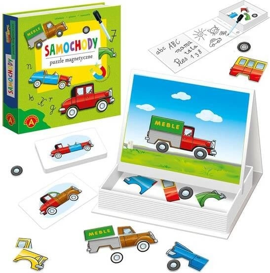 Puzzle magnetik Alexander Cars, 41 pjesë, për fëmijë