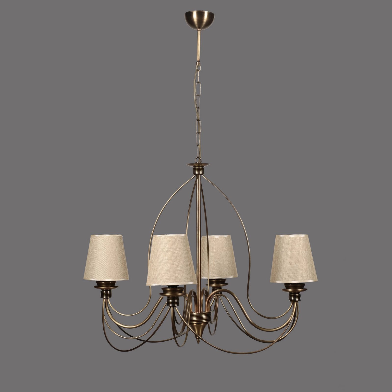 Kandil tavani Opviq Berfin, 4 drita, eskitme, abazhura hasiri