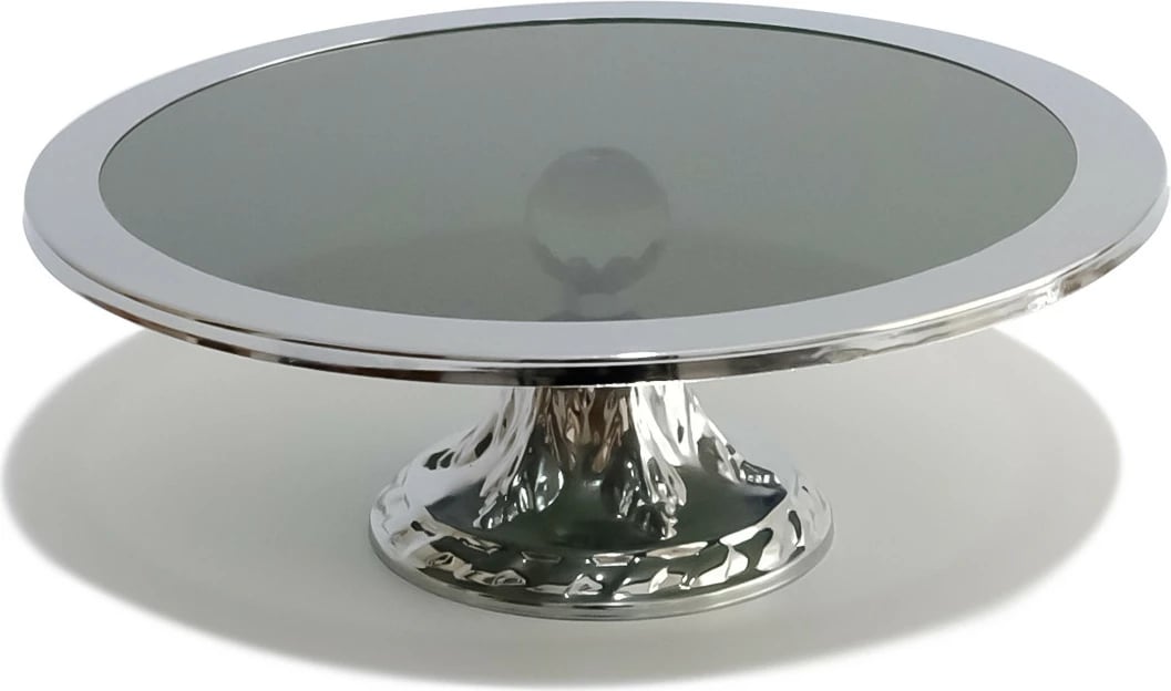 Pjatë ëmbëlsirash Hermia Concept, PLTN01, ngjyrë argjendi