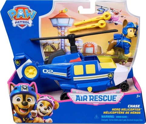 Paw Patrol Air Rescue Chase's Hero Helicopter Playset