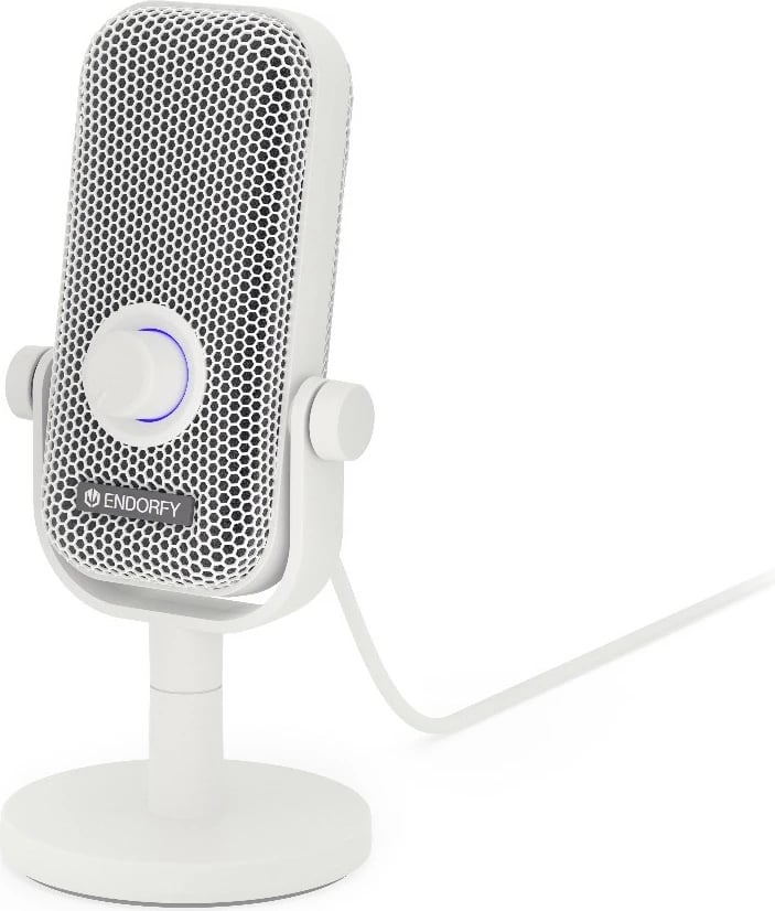 Mikrofon Endorfy Solum Voice S, USB-C, RGB, i bardhë