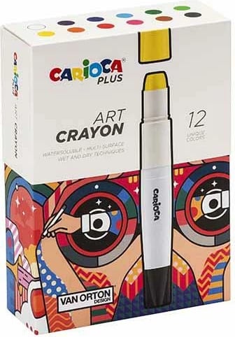 Markerë Carioca Plus Art Crayon 12 Ngjyra Markerë Carioca Plus Art Crayon 12 Ngjyra