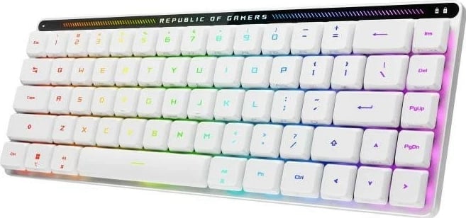 Tastierë Asus Rog Falchion RX LP, RGB, e bardhë
