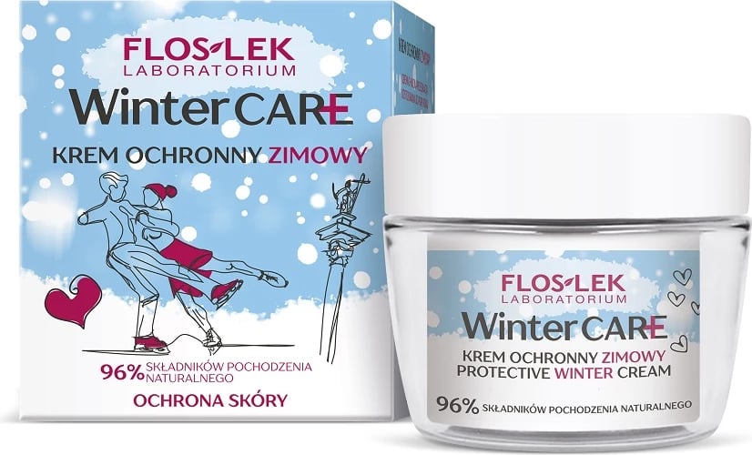 Krem mbrojtës për fytyrë për femra Floslek Winter Care 50ml