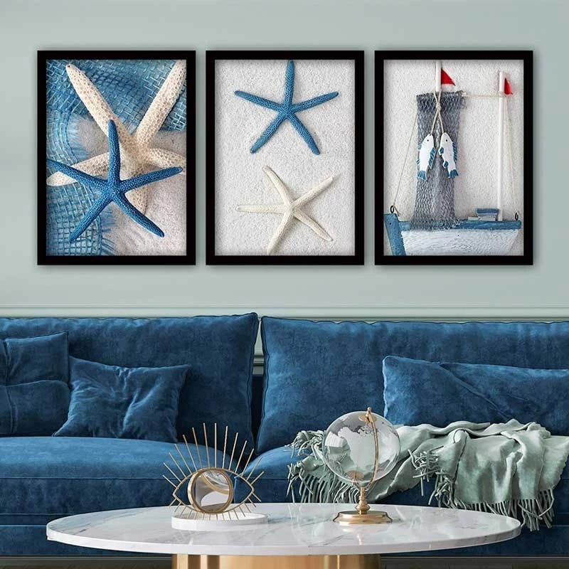 Pikturë dekorative me kornizë (3 copë), Wallity, 3SC_35445214_3545