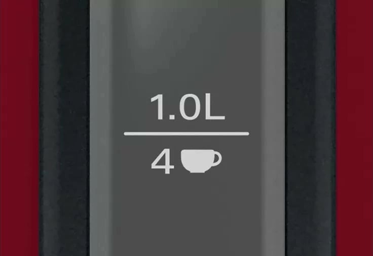 zierëse uji elektrike, Bosch, TWK3P424, 1.7 L, e kuqe