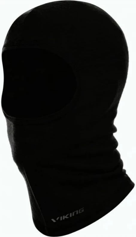 Balaclava Viking Sentinel Merino për meshkuj dhe femra, e zezë