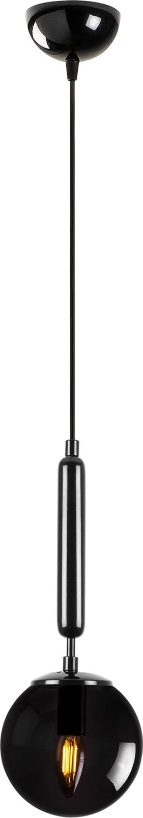 Llambë tavani Opviq King, e zezë, 15x15x49cm