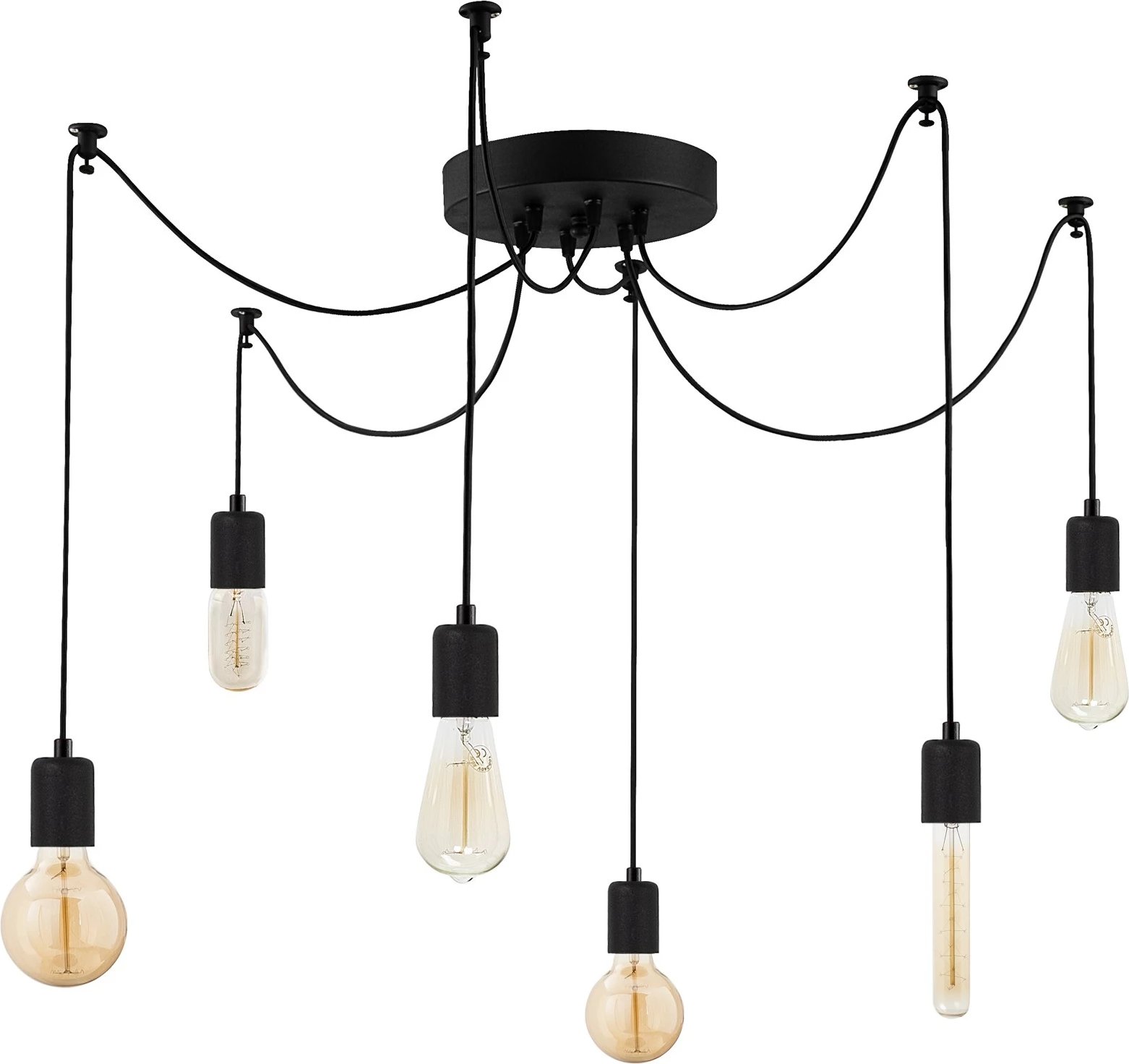 Llambë tavani Opviq, Kabluni, e zezë, MR-928