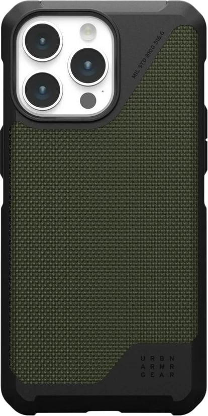 Mbështjellës Urban Armor Gear 114297113972 për celular, Apple, 6.7", Olive