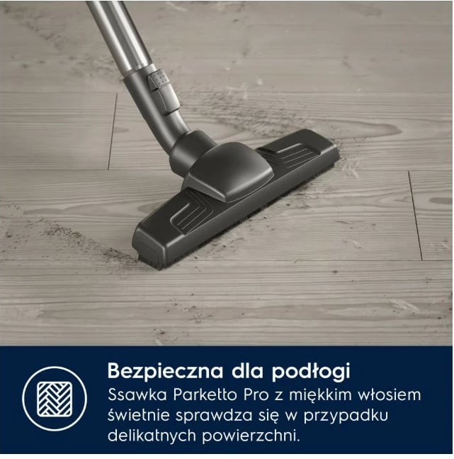 Fshesë me korent me thes, Electrolux, EB61C2DBP, 850 W, kapacitet thesi 3.2 L, filtrimi HEPA, rreze 12 m, S-bag, blu marinë