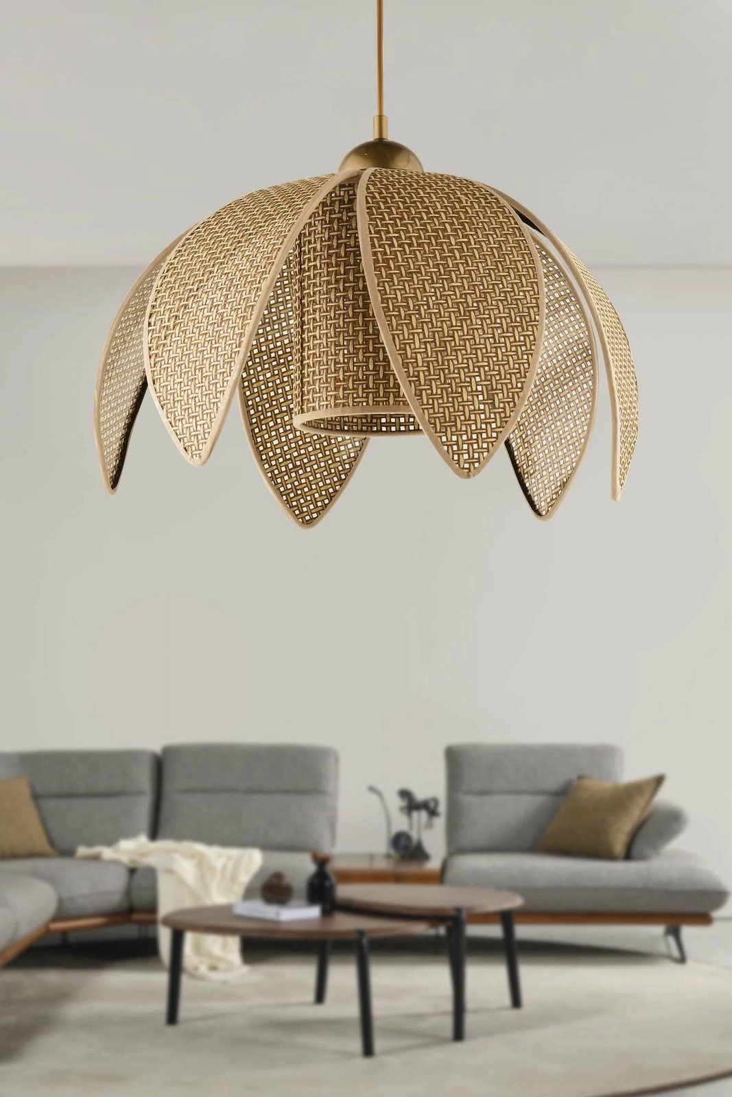 Llambë tavani Opviq, bezhë dhe ar, 64897