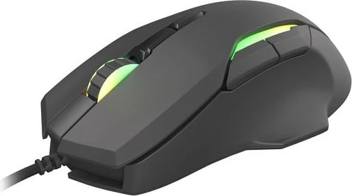 Maus gaming Genesis Xenon 220, me tela, 6400 DPI, RGB, i zi
