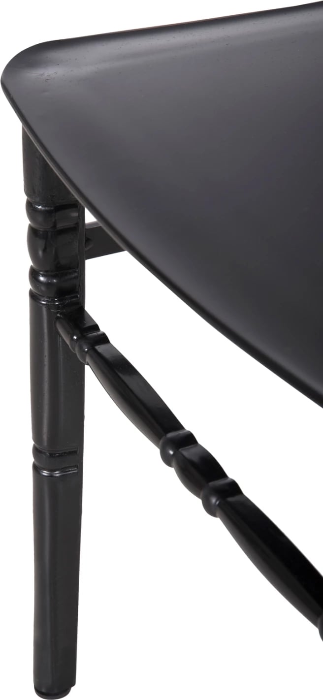 Karrige për katering polipropileni TIFFANY e re FH8058.07, e zezë me shkëlqim, 42x48x88,5H cm