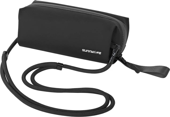 Çantë organizuese Sunnylife B018 për Osmo Pocket 3/ kamera sportive/ celular, e papërshkueshme nga uji, rezistente ndaj goditjeve, me rrip, e zezë