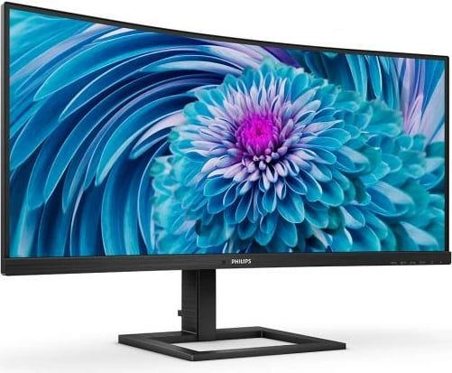 Monitor Philips E Line 346E2CUAE/00 34" UltraWide WQHD i lakuar USB-C MultiView, i zi
