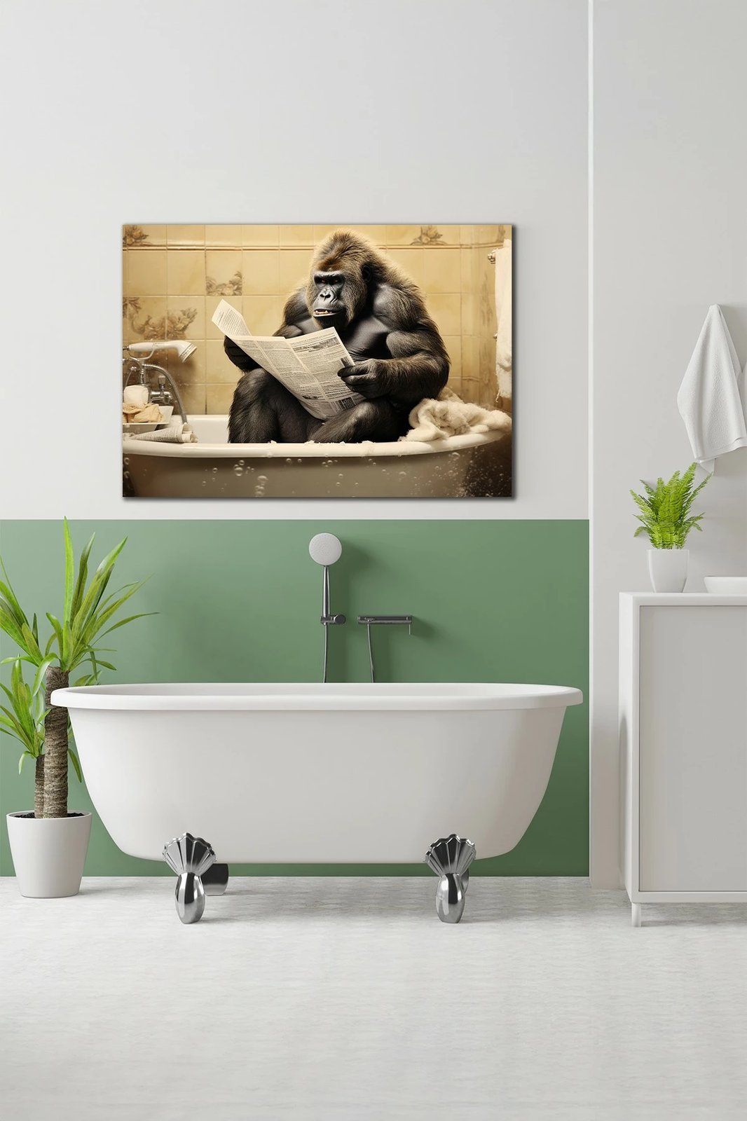 Pikturë dekorative në kanavacë, shumëngjyrëshe, Wallity, Ersyaıhyvn53, 40x60cm