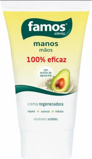 Krem për duar Famos me vaj avokado 100ml uniseks