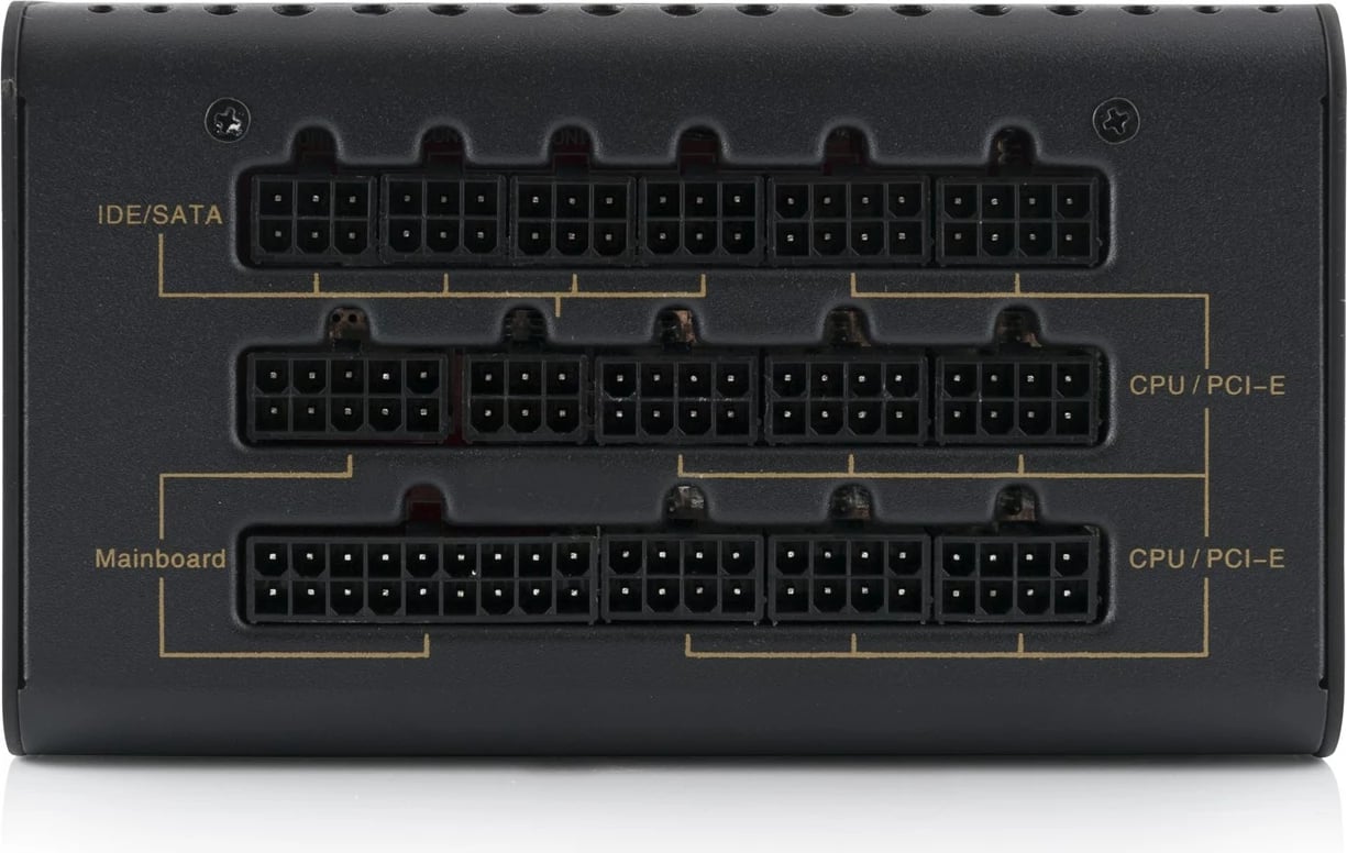 Njësi furnizimi me rrymë Modecom Volcano Gold 750 W ATX, e zezë