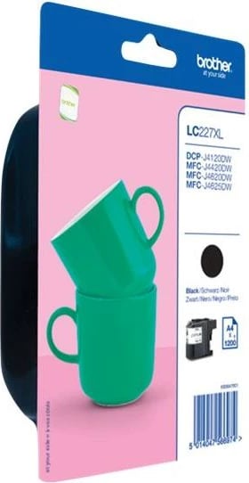 Kartush boje, Brother, LC227XL-BK, XL 25ml deri 1200 faqe, e zezë