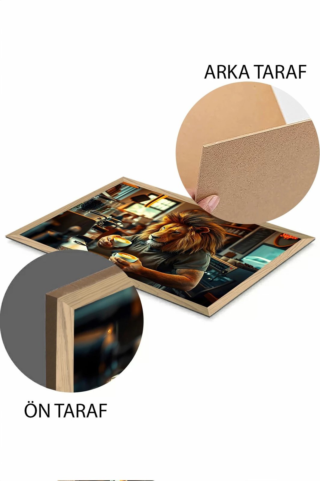 Pikturë dekorative, shumëngjyrëshe, Wallity, Arthynmodelyty3348-20, 33x48cm