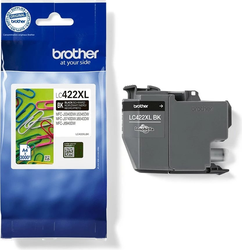 Toner Brother LC422XLBK, 3000 faqe, Ngjyrë e zezë Toner Brother LC422XLBK, 3000 faqe, Ngjyrë e zezë