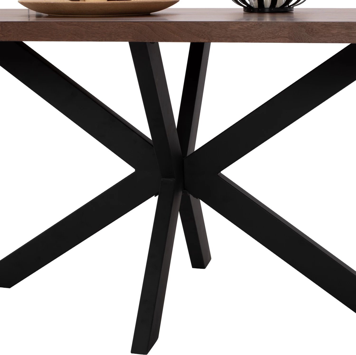 Tavolinë për ngrënie, stil rustik, MDF, ngjyrë arre, FH9311.02, 180x90x75 cm Tavolinë për ngrënie, stil rustik, MDF, ngjyrë arre, FH9311.02, 180x90x75 cm